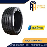 COMFORSER 195/40R17 81W CF700 ULTRA HIGH PERFORMANCE TIRES 195/40ZR17