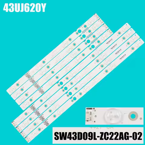 LED Backlight Strip For 43"TV 43UG620V CRH-A4330300104L6CNRev1.0 CRH-A4330300105R6CNRev1.0 43UJ620V 