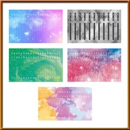 [chasoedivine.] 5Pcs Kalimba 21 Keys Sticker Thumb Piano Decals Keyboard Instruments Accessories Par