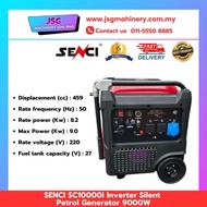 SENCI SC10000i 9000W Silent Inverter Generator | 4-Stroke Petrol Power Generator for Home & Outdoor