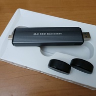 M.2 M2 [SATA] SSD to USB3 /TypeC enclosure 外置盒-直插版