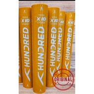 Shuttlecock / Kok / Cock / Badminton Ball HUNDRED / HNDRD 3IN1 X10 FUSION ORIGINAL