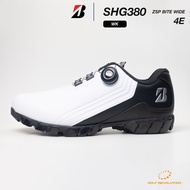 Bridgestone Golf รองเท้ากอล์ฟผู้ชาย NEW Golf Shoes รุ่น ZSP-BITER WIDE SHG380 WK (White/ Black)