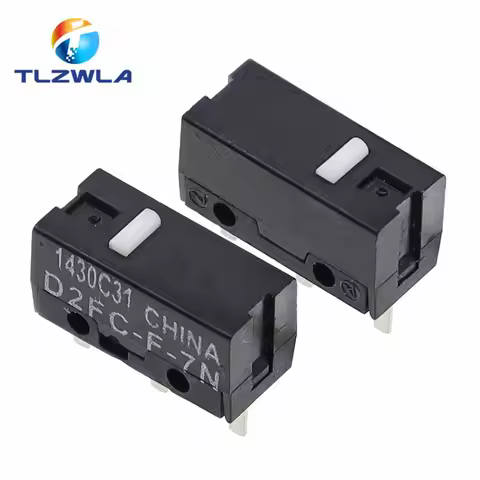 10PCS New Authentic For 5Million times Mouse Micro Switch D2FC-F-7N Mouse Button Fretting D2FC-E-7N 