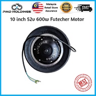 10 inch 52v 600w Futecher Motor With 10 x 2.50 Outer Tire &amp; Inner Tube For Futecher Speedway Dualtron