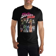 JoJo's Bizarre Adventure Stardust Crusaders Joestar Group Black Short-Sleeve T-Shirt
