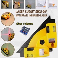 Ralali Alat Ukur Sudut Siku Kelurusan Lantai Permukaan 90 Derajat - Laser Untuk Pasang Keramik - Las