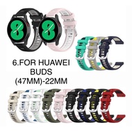 Smartwatch Strap/Watch Strap For Huawei Buds(47mm) - 22mm Silicone