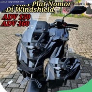 Breket dudukan plat nomor ADV 160 150 PNP anti getar