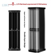 LIDU1 Clear 21700  Holder Case Not Require Soldering Quick Charging  Box