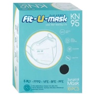 HITAM Fit-u MASK KN95 BOX BLACK 10's EXP:03/26