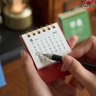 MALCOLM1 2026 Mini Desk Calendar, Month Date Display Inspirational Text Horse Year Calendar, Kid Gif