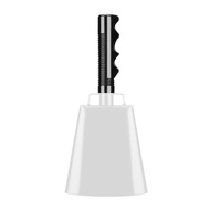 Sturdy Iron Baffles Cowbell Space-saving Travel Cowbell Cheer Your Team with the Long Handle Iron Co