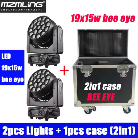 China LED 19X15w Bee Eye Wash Light DMX512 Moving Head DJ /Bar /Party /Show /Stage Stage Machine