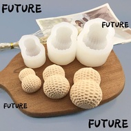 HL-FUTU Soap Mold, Heat Resistant Food Grade Silicone Peanut-Shaped Mold, Stylish BPA Free Handmade 