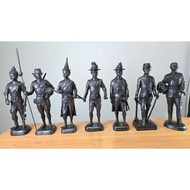 Set Of 7 King Rama Ix (7 Maharaj In Thailand)