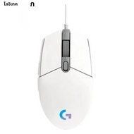 Logitech G102/203 การเชื่อมต่อแบบมีสายโดยไม่ชักช้า เมาส์เกมมิ่ง. แม่นยําและมั่นคงเมื่อกระพริบและควบค