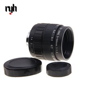RYH 50mm F1.4 CCTV TV Movie lens+C Mount+ro ring For Samsung NX Camera NX1000 NX210 NX20 NX200 NX11 