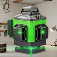 Adjustable 12-Line Laser Level 360° Rotary Tool for Precise Line Measurements