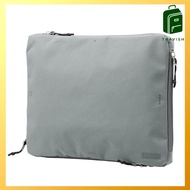 [Sanwa Direct] Gadget Pouch Slim A4 Bag-In-Bag 4-Layer Pocket Travel Pouch Gray 200-BAGIN031GY