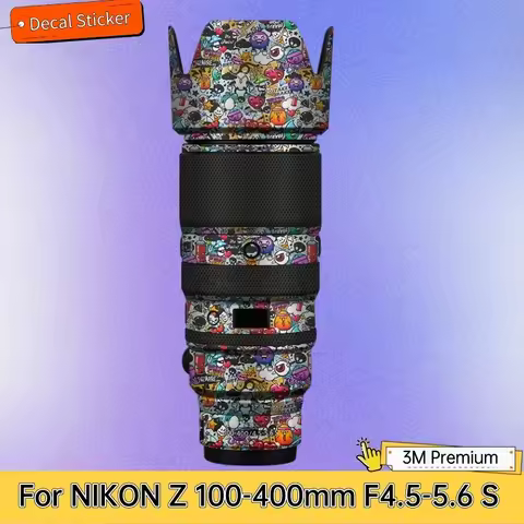 For Nikon Z 100-400mm F4.5-5.6 S Lens Sticker Protective Skin Decal Film Anti-Scratch Protector Coat