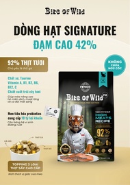 thức ăn hạt Bite of wild P42 loại 300gr - 1kg kèm topping cá hồi viên và gà viên dành cho mèo - T3 P