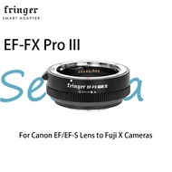 Fringer EF-FX Pro III Auto Focus Adapter Ring for Canon EF/EF-S Lens to Fuji X-Mount Cameras Mark 3 
