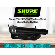 Shure SVX24/PG58 Wireless Vocal Microphone System