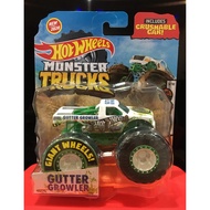 Hot Wheels Monster Trucks GUTTER GROWLER Mattel brand new