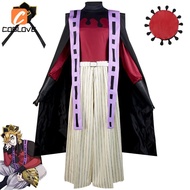 Anime Demon Slayer Kimetsu No Yaiba Douma Cosplay Clothing Full Set Costume Outfits For Adult Long S