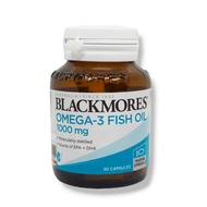 Blackmores Omega-3 Fish Oil 1000mg 30 capsules (For Healthy Heart Function)