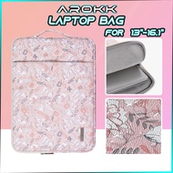 SG丨Waterproof Laptop Bag Laptop Sleeve Laptop Pouch Carrying Case Floral For 13 - 16.1 Inch Laptop L