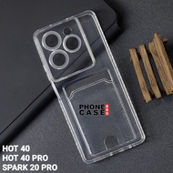 TECNO SPARK 20 PRO TECNO SPARK 20C TECNO SPARK 20 CASE CARD SLOTBENING SOFT CASE WALLET TECNO SPARK 