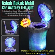 PROMO tempat abu rokok lampu led asbak rokok mobil car ashtray led asbak abu rokok mobil menyala saa