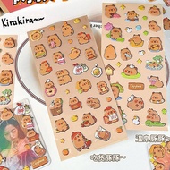 2024 Capybara Cartoon 3D Puffy Stickers Anime Sticker for Kids Christmas Gift Toy Scrapbooking DIY Decoration Bubble Stickers birthday gift
