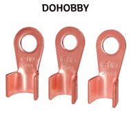 WGLAWL 10pcs/pack OT Cable Connector Kit, Bolt Hole Copper OT Wire Nose Terminal Crimp, Durable OT T