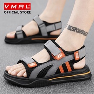 VMAL ผู้ชายรองเท้าแตะวันหยุดที่ชายหาดลำลองฤดูร้อนรองเท้าแตะผู้ชายรองเท้าผ้าใบกลางแจ้งใหม่ชายย้อนยุคร