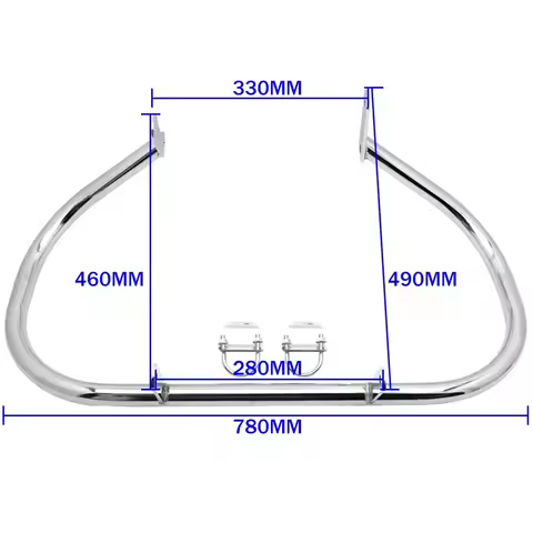 Big Mouth Bar Engine Guard Highway Crash Bar for Honda VTX 1800R 1800S 1800N 2002 - 2008