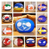 Anime ❅ Countryballs Toy Polandball Plush Pendant Doll Childrens Throw Pillow