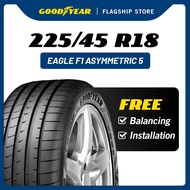 Goodyear 225/45R18 Eagle F1 Asymmetric 5 Tyre (Worry Free Assurance) - BMW 3 series M Sport (Front)