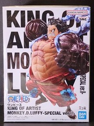 全新日本夾出景品 Banpresto One Piece 海賊王 四檔 KOA 路飛 和之國 OP KING OF ARTIST Luffy gear 4 Figure / Taito Station