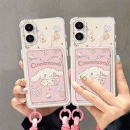 Card Holder Cartoon Couple Overseas Casing hp Redmi 13X Note 14 Pro Plus 5G A3 13C A5 14C 11 Pro 10C