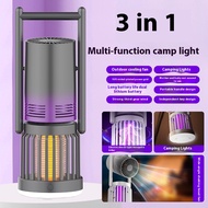 กำจัดยุงพัดลมแคมป์ TAIDU พร้อมไฟไฟ LED กลางคืนสำหรับใช้งานกลางแจ้งและในบ้าน