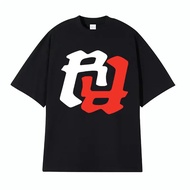 RR KanKan Rapper Logo Print T-Shirt Men Women Clothing Vintage Style Y2k Oversized Cotton Short Slee
