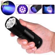 YUEJIPH 9 LED Flashlight Waterproof Detection Light 395nm UV Torch