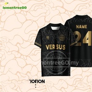 Baju Hitam Lelaki Berkolar Nfl Jersey Custom Nama Dan Nombor Plus Size Jersey Retro Collar Malaysia 