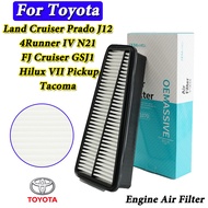 Car Engine Air Filter For Toyota 4Runner IV N21 FJ Cruiser GSJ1 Hilux VII Pickup Land Cruiser Prado 