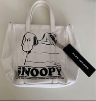 Snoopy Peanuts x Marc Jacobs The Mini Tag Tote Bag Canvas 布袋手袋