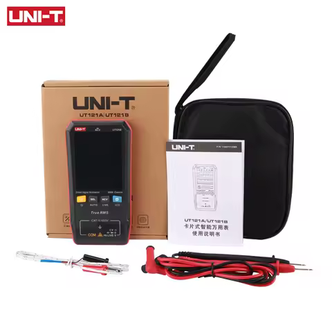 UNI-T Smart Digital Multimeter UT121A UT121B UT122 Automatic 6099 Counts Votage Tester Professional 