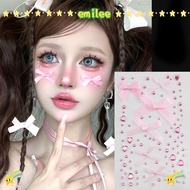 EMIL Resin Stickers, Self Adhesive  Hair Crystal Sticks,  DIY Stick On Women Eyes Face Body Face Cry